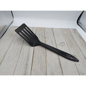 Hutzler Spatula Nylon Slotted Reinforced Turner Flipper No 717 Black LOPOL